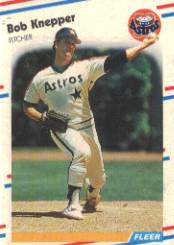 1988 Fleer Baseball Cards      451     Bob Knepper